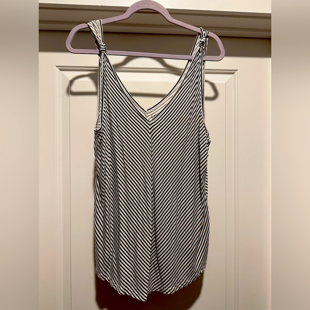 Loft spaghetti strip tank top. Size LP